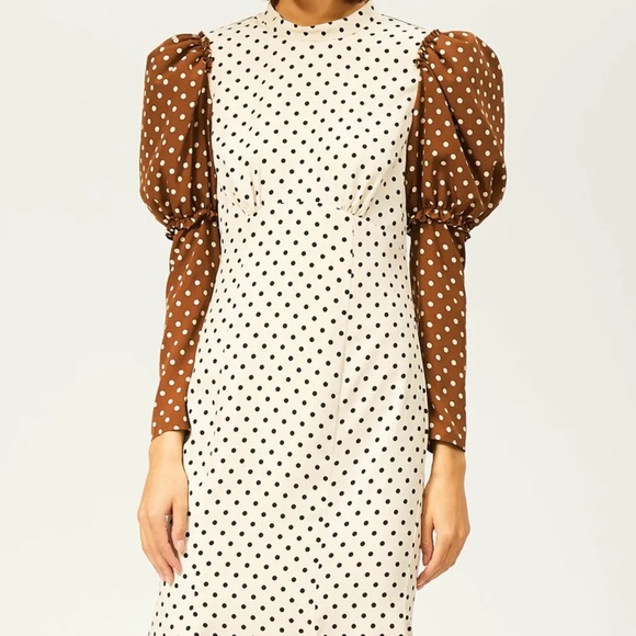 Rejina Pyo Mixed Polka Dot Dress - Picture 2 of 3